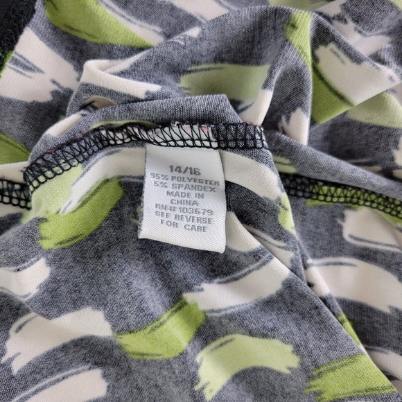 Dressbarn Womens Shirt Size 14 / 16‎ Top Multicolored 1/2 Sleeve V Neck - Picture 9 of 11